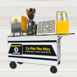 COMBO TRỌN GÓI XE QUẦY CAFE PHA MÁY - GÓI KHỞI NGHIỆP